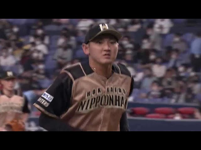 【4回裏】ファイターズ・立野和明が3者連続三振に抑える!! 2021年9月23日 オリックス・バファローズ 対 北海道日本ハムファイターズ