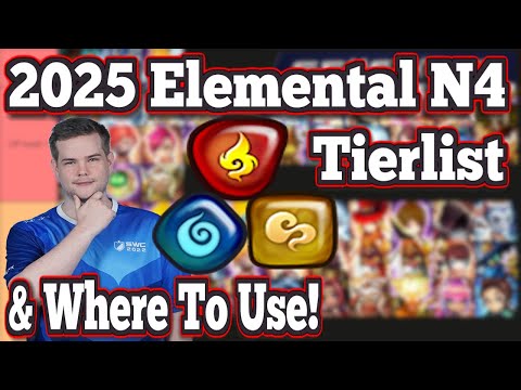 2025 Elemental 4 Star Units Tier List, What To Build or Feed? - Summoners War