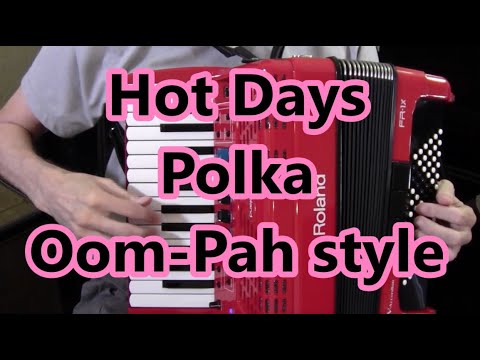 Roland FR 1x accordion, Hot Days Polka, Dale Mathis