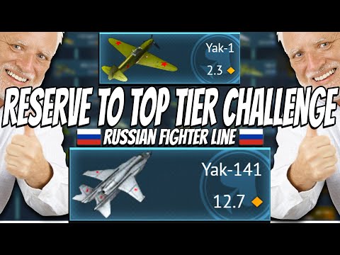 Playing the ENTIRE Russian YAK Fighter Line - Reserve to Top Tier