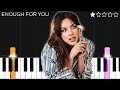 Olivia Rodrigo - enough for you | EASY Piano Tutorial