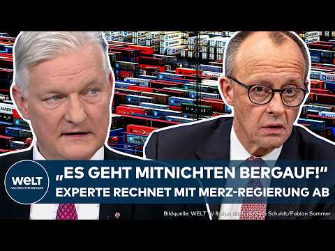 DEUTSCHLAND STEHT STILL: "Es geht mitnichten bergauf!" Experte rechnet mit  Merz-Versprechen ab