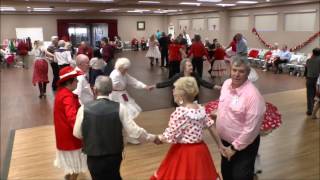 Square Dancing Canyon LakeTwirlers Johnny Preston in Sun City Feb 2017