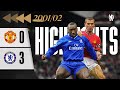 ⏪️ Man United 0-3 Chelsea | HIGHLIGHTS REWIND | Goals from Hasselbaink and Gudjohnsen | PL 2001/02