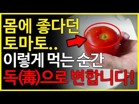 , title : '토마토를 이렇게 먹는 순간 독을 먹는거나 마찬가지입니다. 절대 토마토를 이렇게 먹지 마세요!'