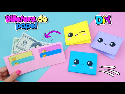 DIY CARTERAS CON SOLO UNA HOJA DE PAPEL 📝 MANUALIDADES CON PAPEL TUTORIAL ORIGAMI - El Mundo de Isa