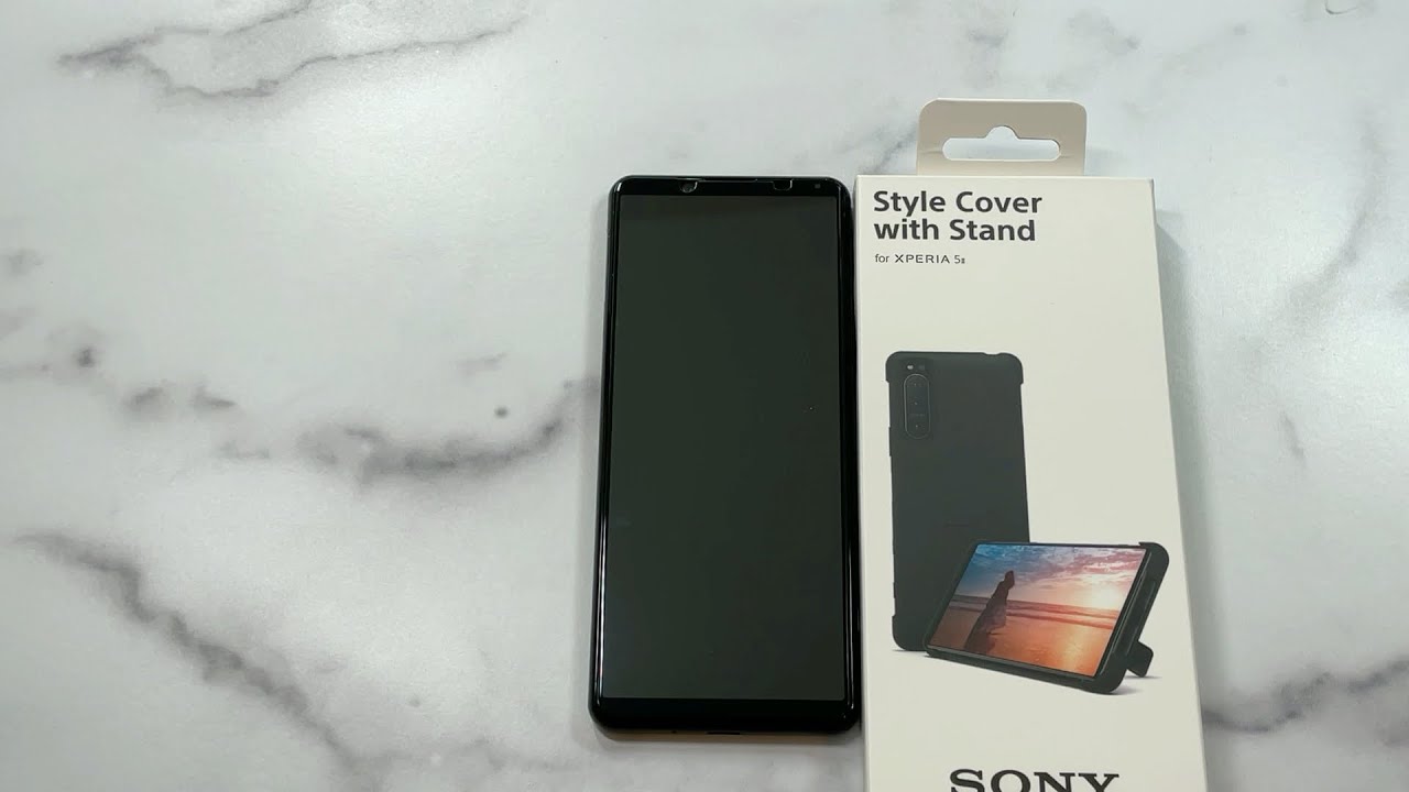 Official Sony Xperia 5 II Style Cover Stand Case - Black Unboxing and Review