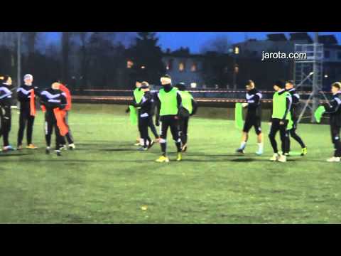 13.01.2014: Pierwszy trening piłkarzy Jaroty Hotel Jarocin