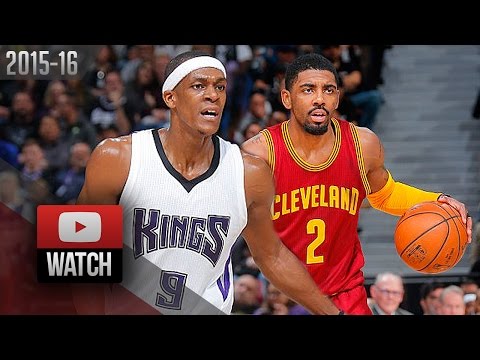 Kyrie Irving vs Rajon Rondo PG Duel Highlights (2016.03.09) Kings vs Cavaliers - SICK!