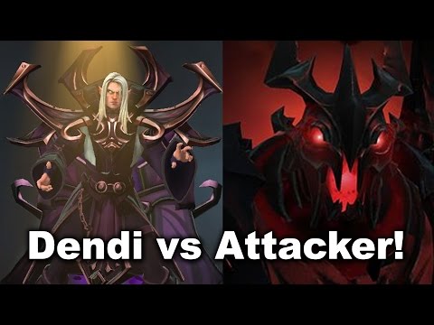 NaVi Dendi Invoker vs Attacker! Shadow Fiend Dota 2