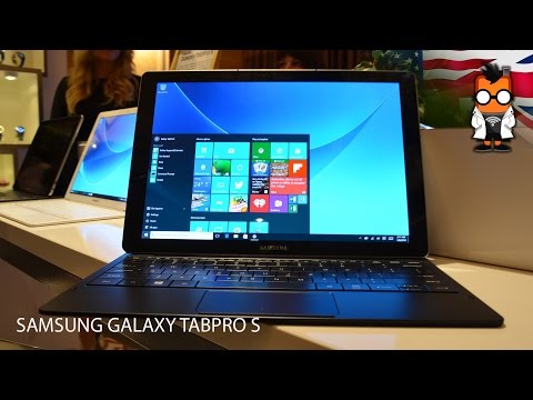 Samsung Galaxy TabPro S Hands On - CES 2016
