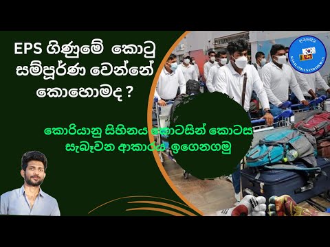 Korean class sinhala - EPS account checking - Sinhala #koreanlanguage  #eps #top #viral