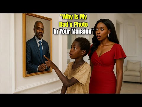 Poor Boy Asks Billionaire Lady: "Why is My Dad's Photo In Your Mansion?" Then Something UNBELIEVABLE