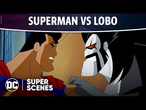 The Animated Series - Vs. Lobo | Super Scenes | DC