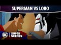 Superman: The Animated Series - Vs. Lobo | Super Scenes | DC