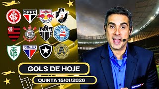 ⚽️TODOS OS GOLS DESTA QUINTA 15/01/2026 GOLS DOS ESTADUAIS , GOLS DE HOJE, GOLS DA RODADA(COMPLETO)