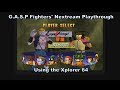 G A S P Fighters Nextream Kyoya Playthrough Using The Xplorer 64 Red Label For N64 D Nintendo