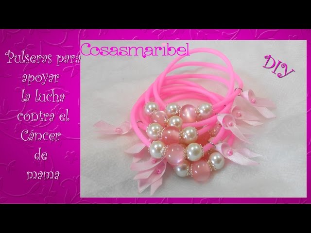 Vídeo relacionado con tkerinse Pulseras de concienciación sobre el cáncer de mama, pulsera de cristal con tarjeta de mensaje, pulseras y brazaletes con dije de cinta rosa para el cáncer de mama, regalos de joyería de apoyo