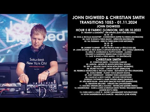 JOHN DIGWEED (UK) & CHRISTIAN SMITH (Sweden) @ Transitions 1053 01.11.2024