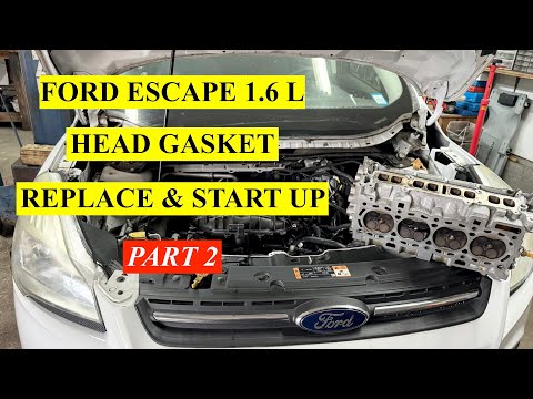 Ford Escape 1.6 EcoBoost Head Gasket Replacement  – Part 2: Cylinder Head Installation