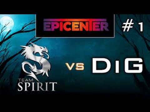 Team Spirit  vs  No Diggity EPICENTER, Сетка винеров Полуфинал, game 1 Русские комментаторы