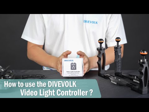 How to better use of the DIVEVOLK  Video Light Controller ？