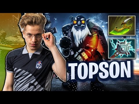 OG.TOPSON Sniper with GLEIPNIR & SWIFT BLINK - Dota 2 7.28 Gameplay