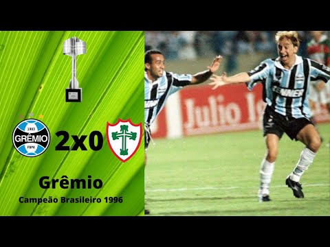 O Imortal é Bicampeão brasileiro! Grêmio 2x0 Portuguesa - Final Brasileiro 1996 - Melhores Momentos