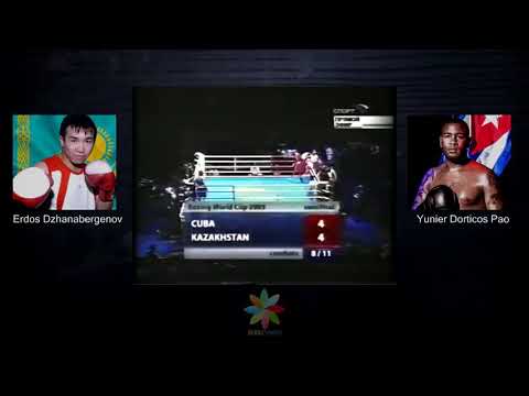 YUNIER DORTICOS (CUBA) vs. ERDOS JANABERGENOV (KAZ) World Cup 2005