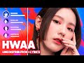 [Updated] (G)I-DLE - HWAA 화/火花 (Line Distribution + Lyrics Color Coded) PATREON REQUESTED