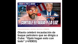 "Que no le llegue ni la brisa del mar a la isla basurero": Alex Otaola jalea el cerco de Trump