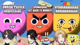 Luxiem turn Peak into the funniest Spongebob RP ever 【NIJISANJI EN CLIP| Luca/Shu/Vox】