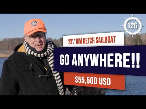 $55,500 GO ANYWHERE!! Bluewater Ketch-rig Sailboat for sale - Nauticat 33 - EP 126 #sailboattour