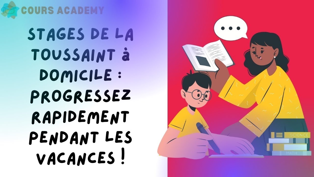 🏠 <span>Stage de la Toussaint à domicile</span> : Un tremplin pour la réussite