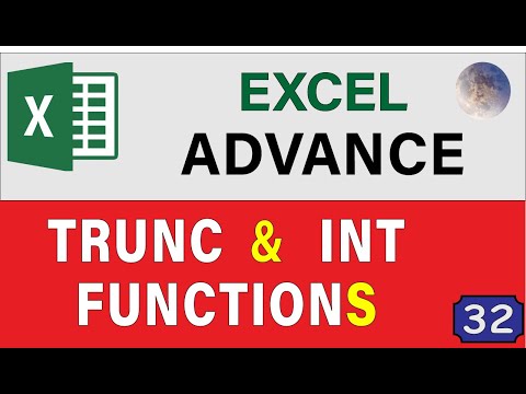 Excel TRUNC & INT Functions, Rounding Data Using EVEN & ODD Functions 👉 Excel Advanced Formulas Video