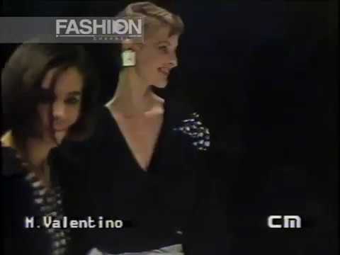 "Mario Valentino" Spring Summer 1985 Milan Pret a Porter Woman by Canale Moda