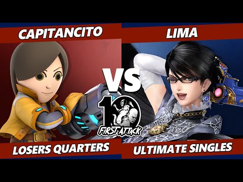 First Attack 2022  - Lima (Bayonetta) Vs. Capitancito (Mii Gunner) Smash Ultimate Tournament