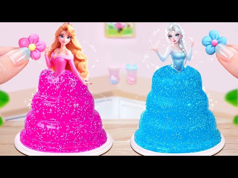 Adorable Pull Me Up Princess Cake 😍 How To Make Stunning Disney Princess Cakes 💟 Yummy  Little Cakes