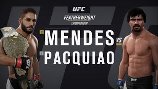 Manny Pacquiao vs Chad Mendez in UFC Title Fight