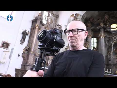 St. Stephan Kirche Mainz Marienborn - Panoramafotos werden aufgenommen
