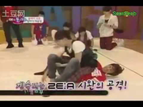 [ZE:A Cut] Wrestling: Siwan VS U-KISS Alexander