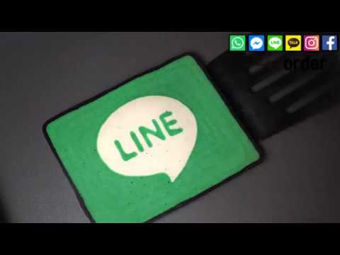 MESSENGER APP RANKING Pancake art - WhatsApp, Facebook, Line, Instagram, Kakaotalk