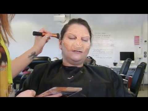 Rae Kelly prosthetic makeup application