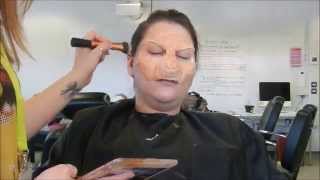 Rae Kelly prosthetic makeup application