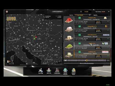 Euro Truck Simulator 2 - From  Szombathely Hungary to Osijek Croatia & more