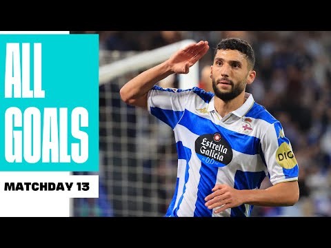 TODOS los GOLES de la JORNADA 13 de LALIGA HYPERMOTION 2025/26