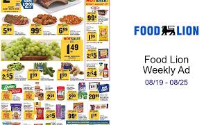 Food Lion Weekly Ad 08/19 - 08/25