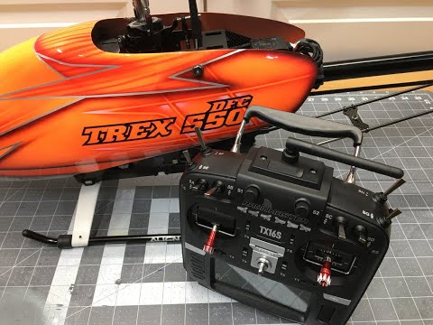 Trex 550 DFC with MSH Brain/Ikon Setup on the Radiomaster TX16S