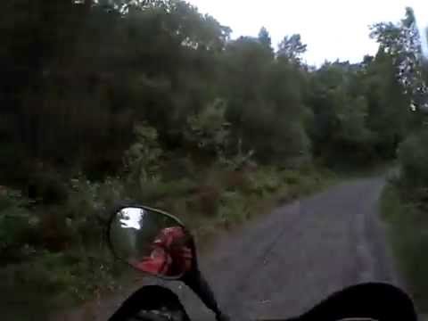 Søvik small roads Norway on motorbike