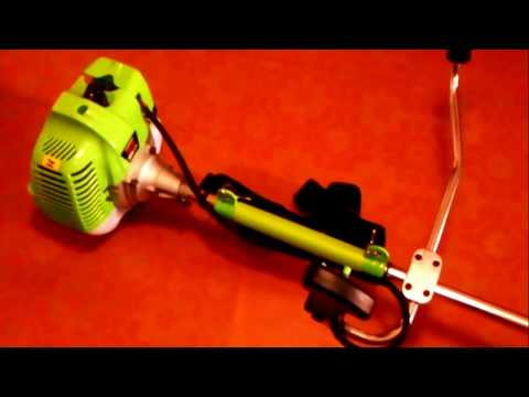 Видео Мотокоса GRUNHELM GR-53 Power Line  распаковка, сборка